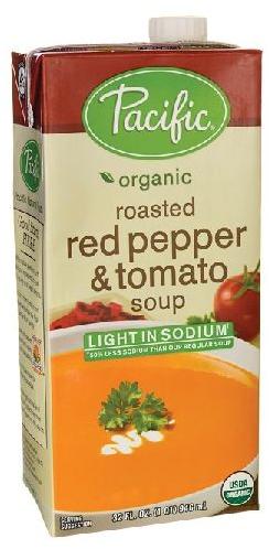 ORGANIC ROASTED RED PEPPER & TOMATO SOUP