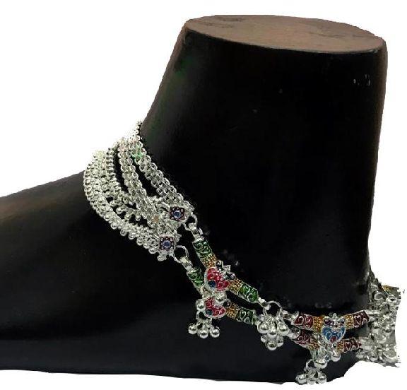 Luxury silver anklets, Occasion : Wedding