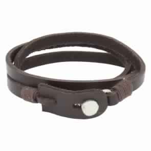 brown leather band antique look
