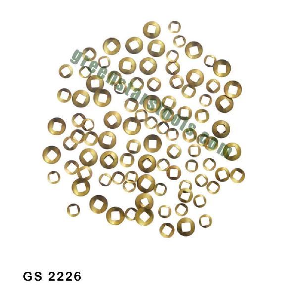 BRASS WASHERS SQUARE HOLE FOR WALL CLOCK