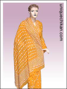 GEORGETTE ALL OVER EMBROIDERED SAREES