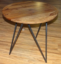 Metal Wooden Coffee Table, for HOME/HOTEL, Color : NATURAL