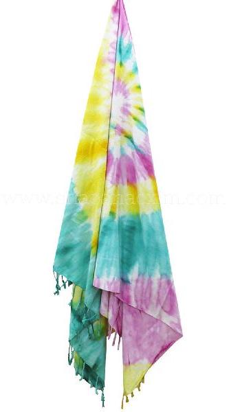 Tie Dye Pareo Beach Towel