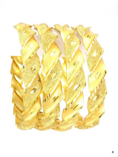gold plated bangles