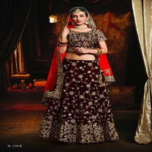  lengha choli indian wedding, Feature : Dry Cleaning