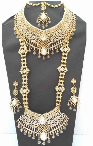 Bridal Ethnic Zircon Necklace Jewelry set