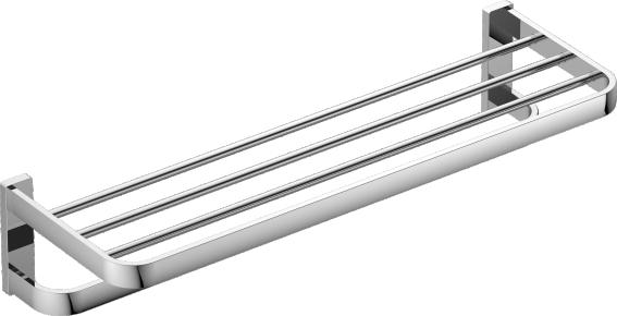 Polish Stainless Steel EL 2101 Towel Rack, for Home, Hotel, Feature : Durable, Light Weight