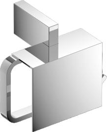 Polish Plain Stainless Steel SG 1811 Paper Holder, Shape : Rectengular