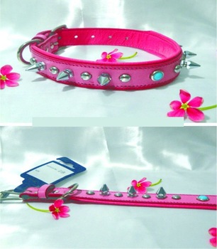 Leather Dog Collar, Pattern : Print