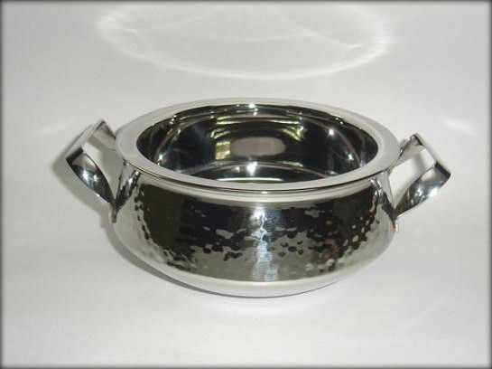 Stainless Steel Double Wall Handi, for Serving, Size : M