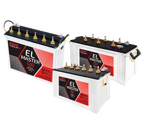 125-150Ah Exide Flooded 6EL Master Range Batteries, For Industrial Use, Load Capacity : 250W