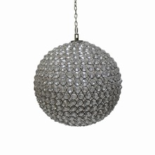 Crystal round hanging t-light