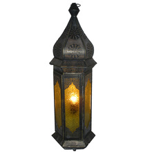 AMC Iron Glass Decor Moroccan Lantern, Style : Traditional