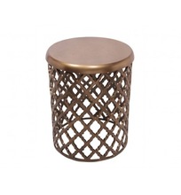 Garden Metal Stool, for Patio\garden\outdoor\Hotel, Size : 16x16x20