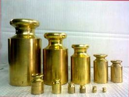 5gm to 10 Kg Brass Weights, Shape : Round