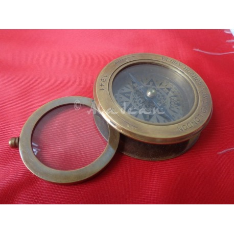 Brass Compass Magnifier