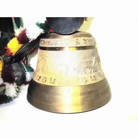 Large Heavy Bronze Brass Swiss Cow Bell