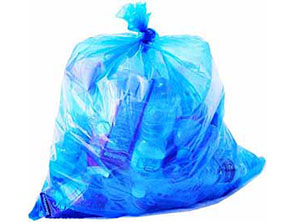 Recycled garbage/refuse bags