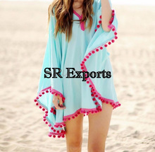 SR Exports pompom short dress, Age Group : Adults