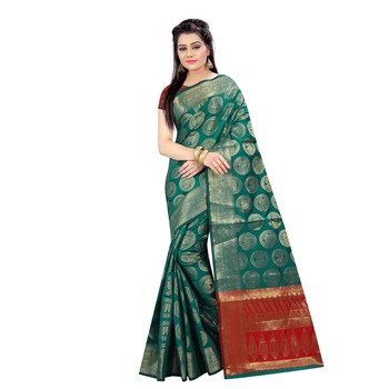 Oswal Prints Banarasi Silk Saree