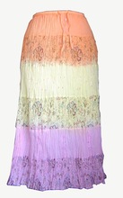 100% Cotton skirt, Technics : Garment Dyed