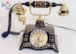 Black Antique Nautical Telephone