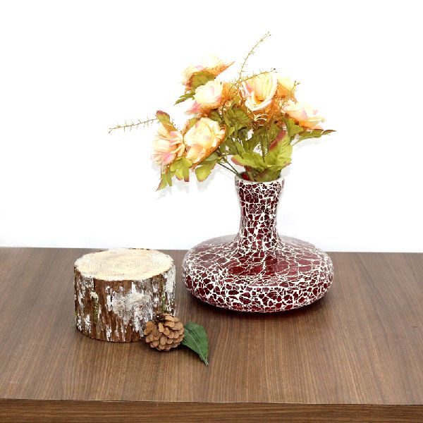 Glass Mosaic Flower Vase