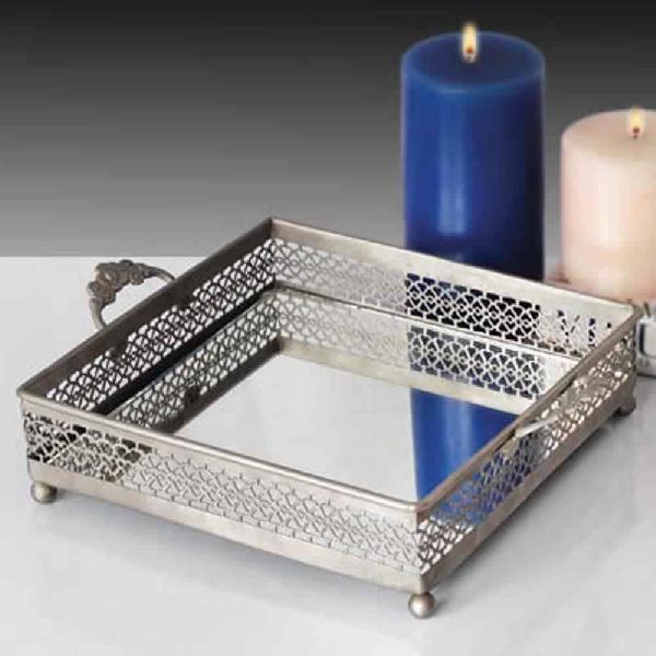 IRON METAL MIRROR TRAY