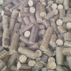 Groundnut Shell Briquettes, for Industrial, Form : Solid
