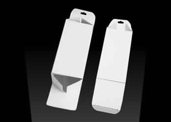 Straight Tuck End Folding Cartons with Hanger