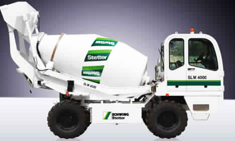 Self Loading Concrete Mixer Truck