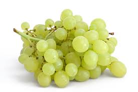 fresh green grapes