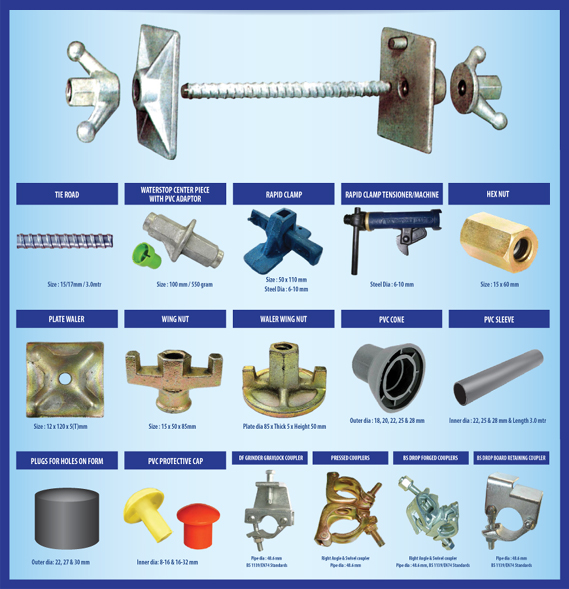 Formwork Accessories and Couplers