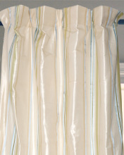 100% Silk Yarn Dyed Rod pocket Curtains/panels, Technics : Woven