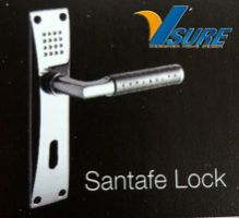 H4D ZAMAK Lever Lock, Color : Chrome/SS