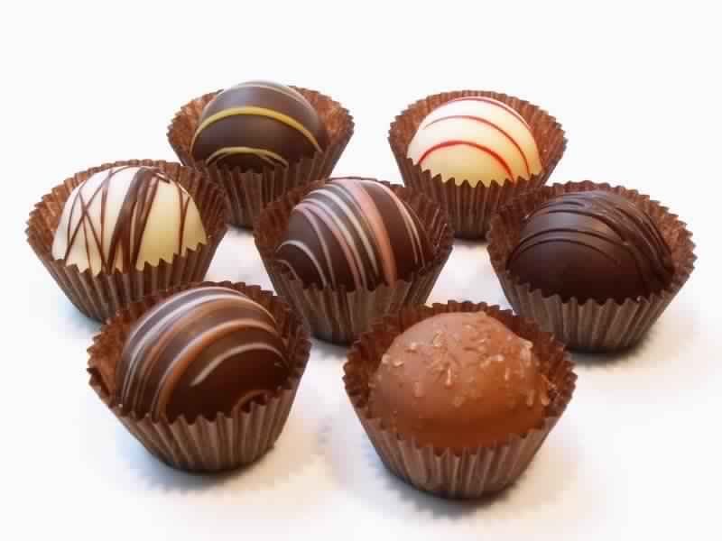 chocolates with superior edible coating