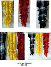 PURE SILK DESIGNER SCARVES WITH LYCRA, Style : Jacquard