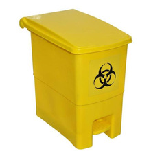 Rectangular Plastic bio medical waste bins, for Hospital, Healthcare, Feature : Eco-Friendly, Stocked