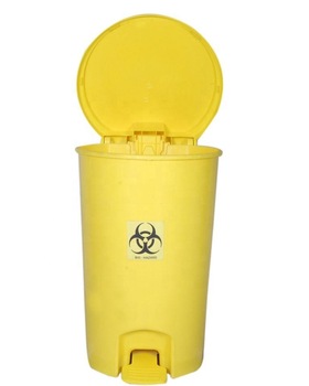 Clinical waste disposal Bins, Color : Red, Blue, Green, Yellow, White, Black, Grey