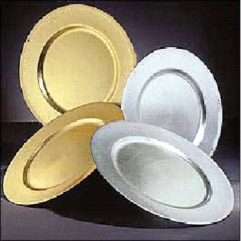 TRAY ROUND SHAPE IN GOLD