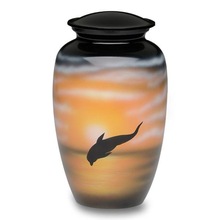 Jumping Dolphin Cremation Urn