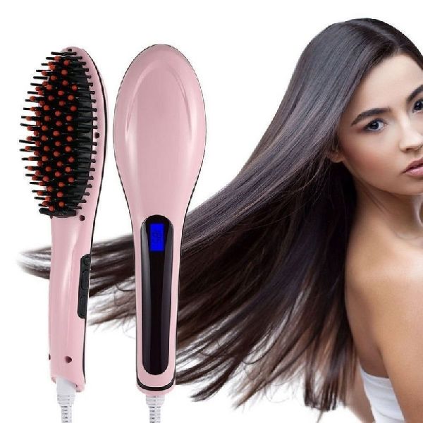 Brush Hair Straightener Lcd Display