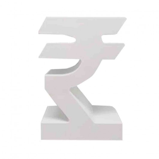 INDIAN RUPEE SHAPE MONEY BANK