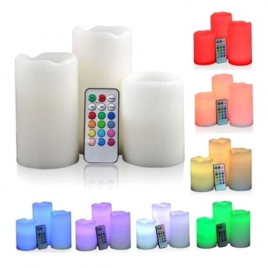 Luma Wax LED Candles With Remote