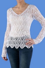 Hand Crochet women top, Age Group : Adults