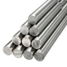 Round Polished 303 Stainless Steel Rods, Color : Grey