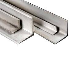 Polished 304 Stainless Steel Angles, Length : 8 - 10 Feet