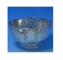 Metal HAMMERED SILVER BOWL, Feature : Stocked