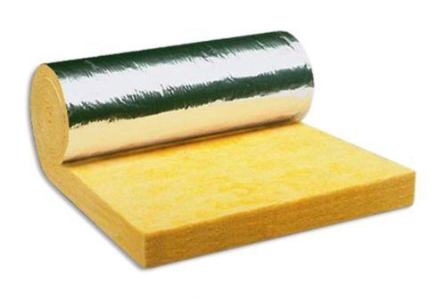 Rectangular GLASS WOOL roll, for Industry Use, Size : 1mtr, 2mtr, 3mtr