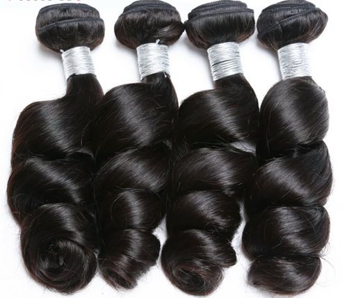 Loose Wave Human Hair, for Personal, Gender : Unisex